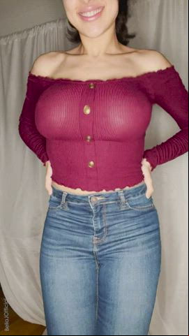 Arab monstrous breasts Bouncing breasts Jeans Step-Daughter Step-Sister teen Tit Worship Titty Drop Porn GIF