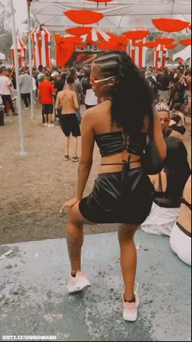 humongous ass huge titties Bikini Cleavage Compilation Dancing Festival Party Public Porn GIF