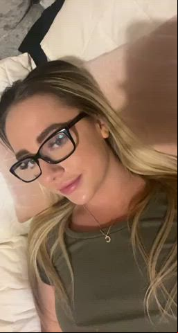 blonde sperm cute Glasses OnlyFans snatch Sex Toy Step-Sister Vibrator Porn GIF